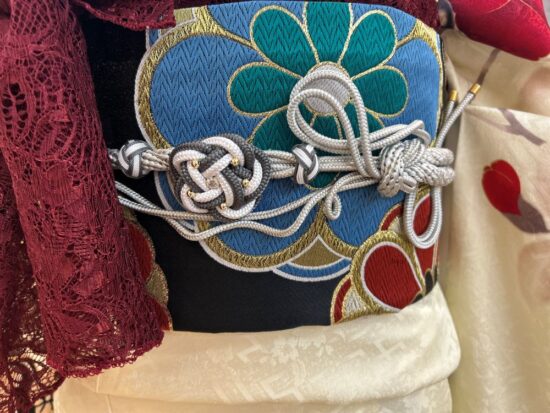 今月のイチオシ帯、帯締めアップ