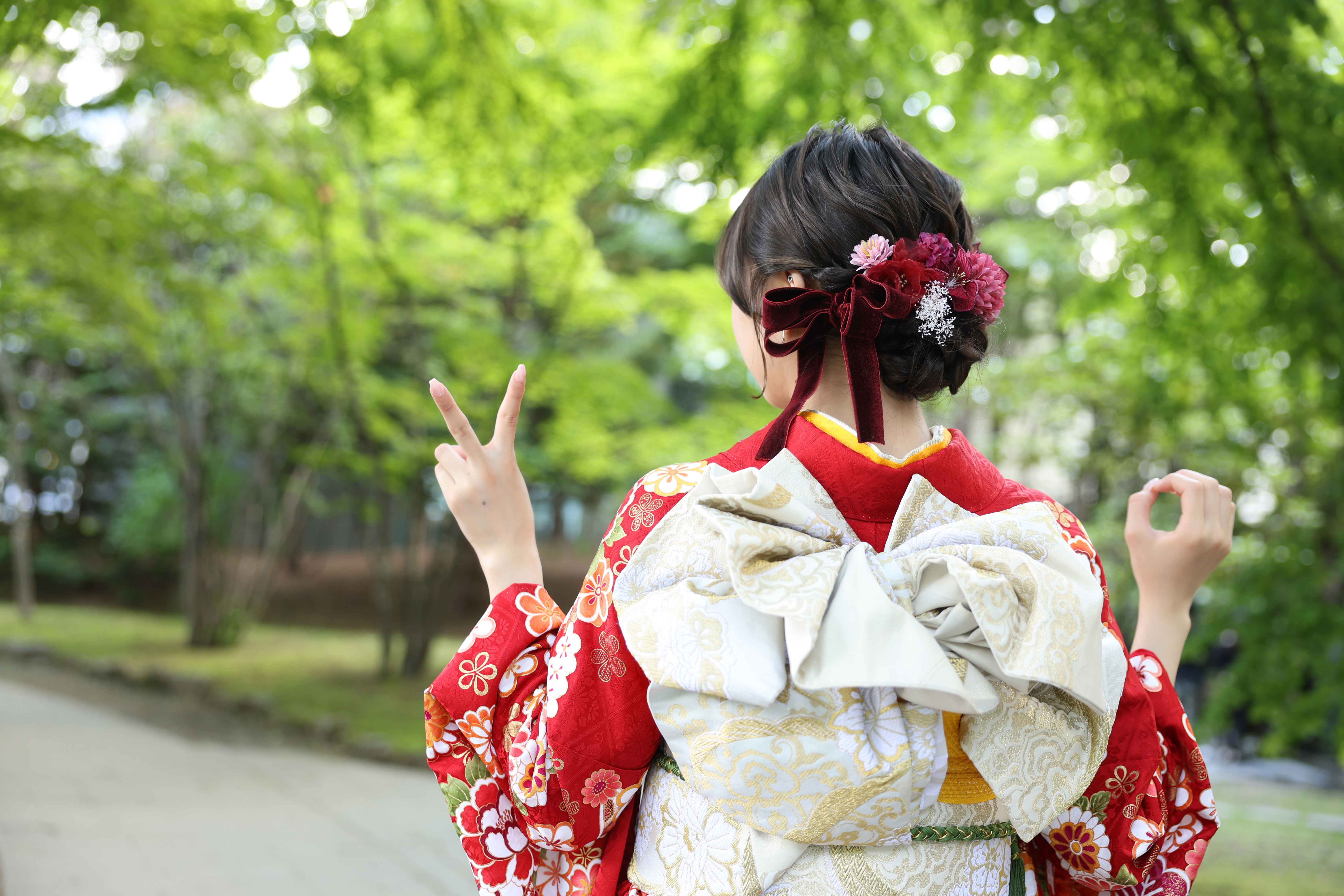 ロケーション撮影（シニヨン）