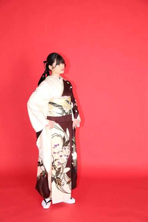 花いち都屋 帯広店で行った、前撮り撮影の写真です。