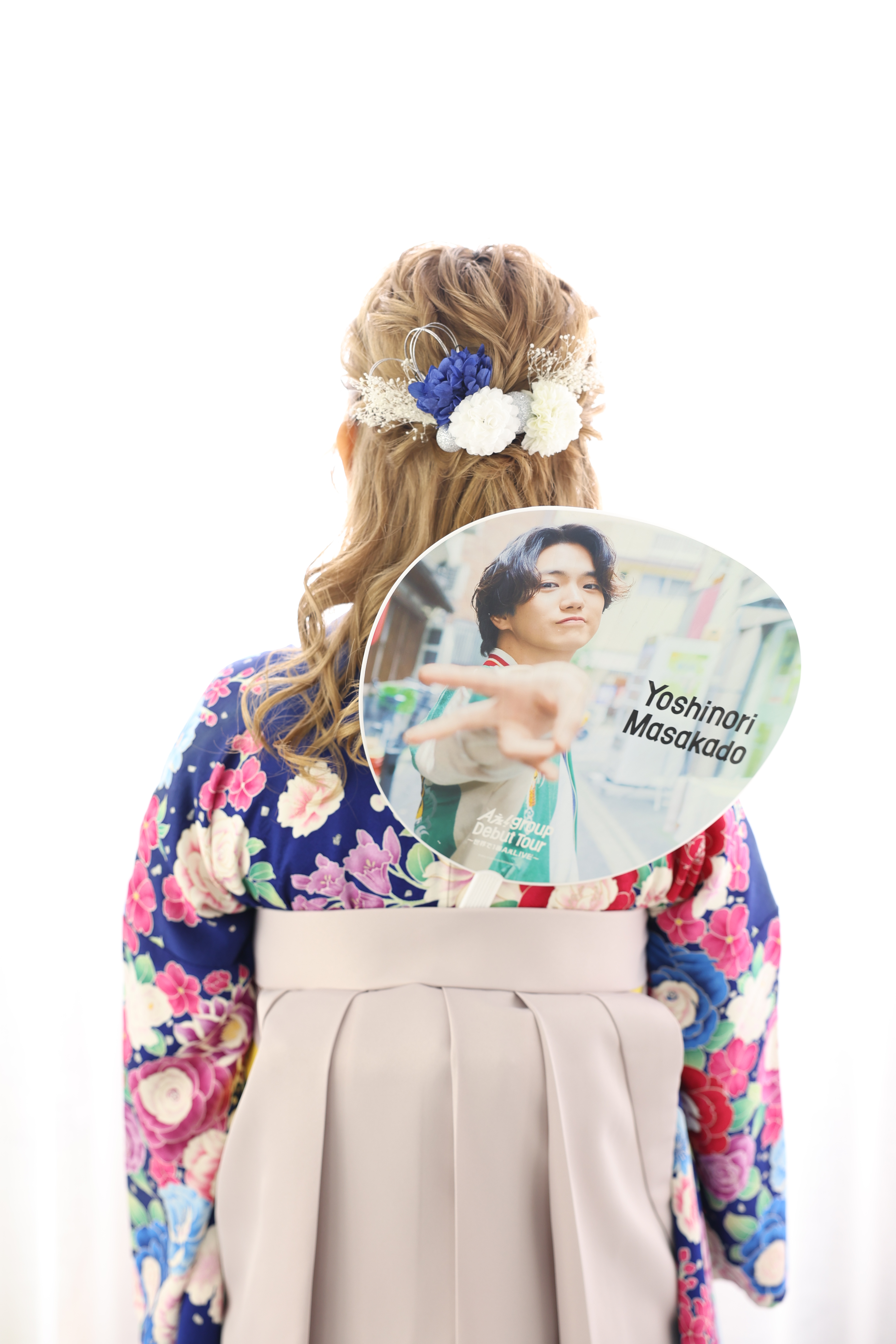 卒業式袴卒業袴コーデ袴コーディネート袴ヘア札幌フォトスタジオ前撮りヘアアレンジハーフアップ推しカラー推しカラーコーデ