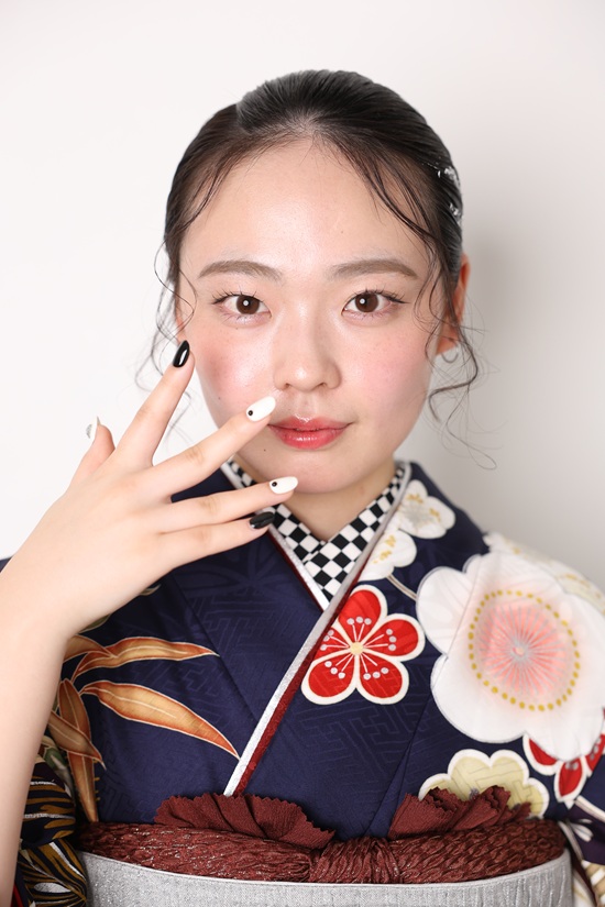 前撮り（振袖紺）