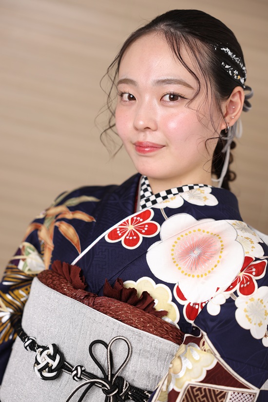 前撮り（振袖紺）