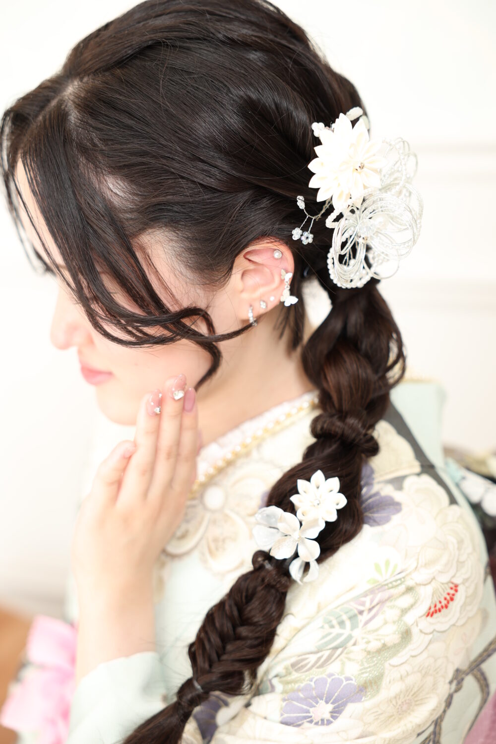 髪飾りメインのお写真