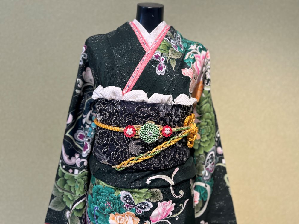 パーソナルカラーウィンター振袖コーディネート