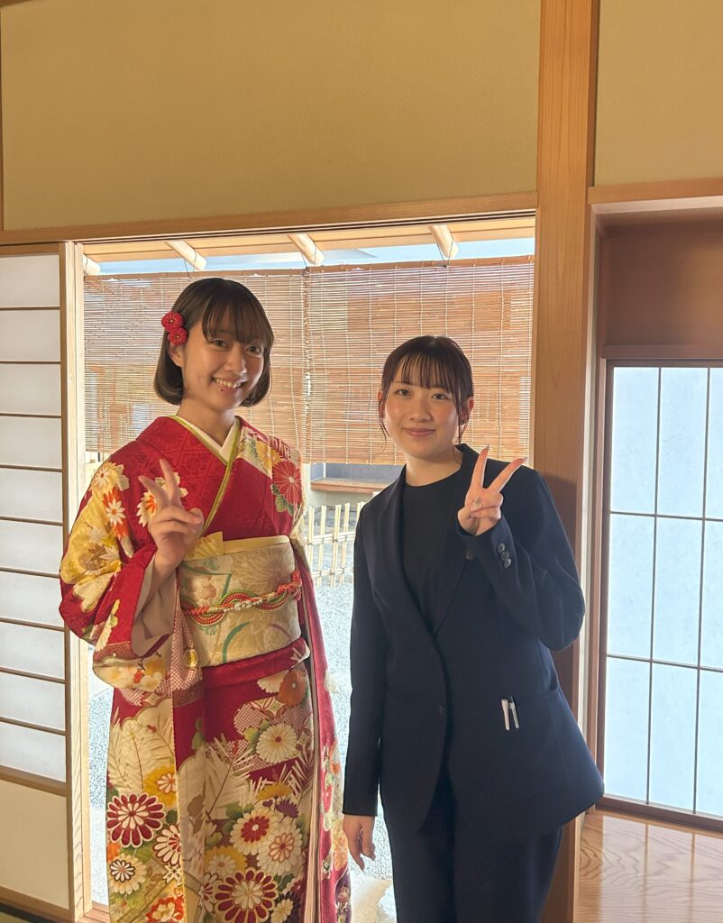 担当とツーショット