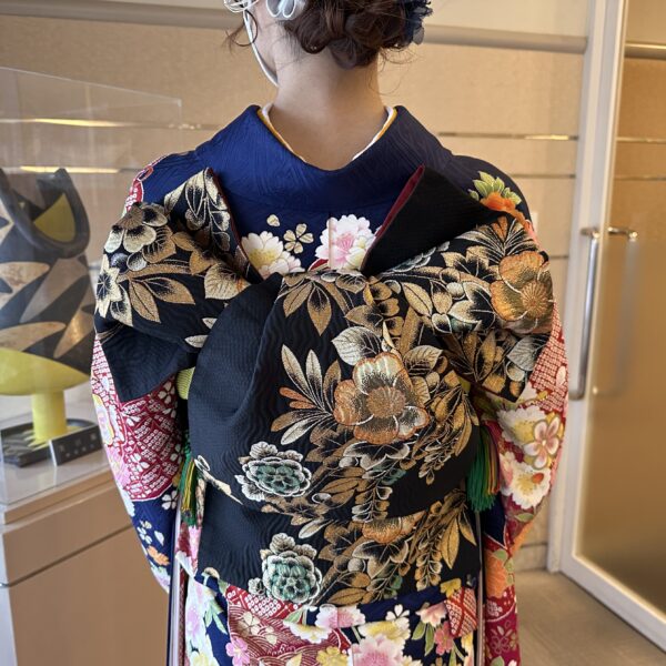 20262027年度成人式振袖コーディネート袋帯結びアレンジふくら雀着付け技能士検定