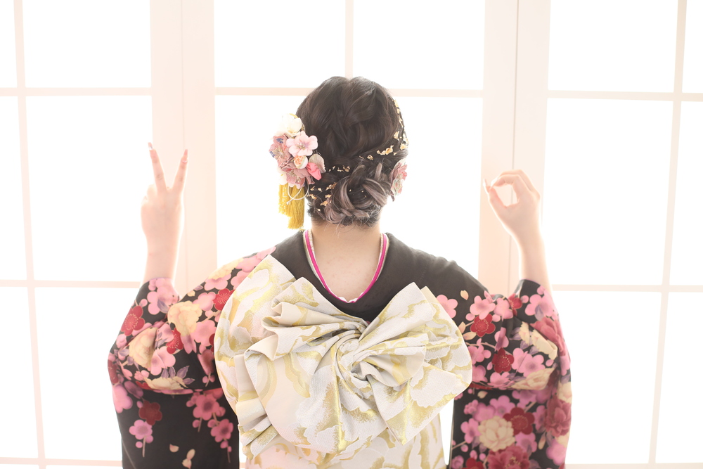 成人式当日のヘアスタイル可愛い髪型