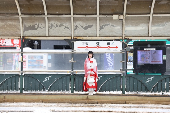 成人式振袖
振袖冬のロケーション撮影