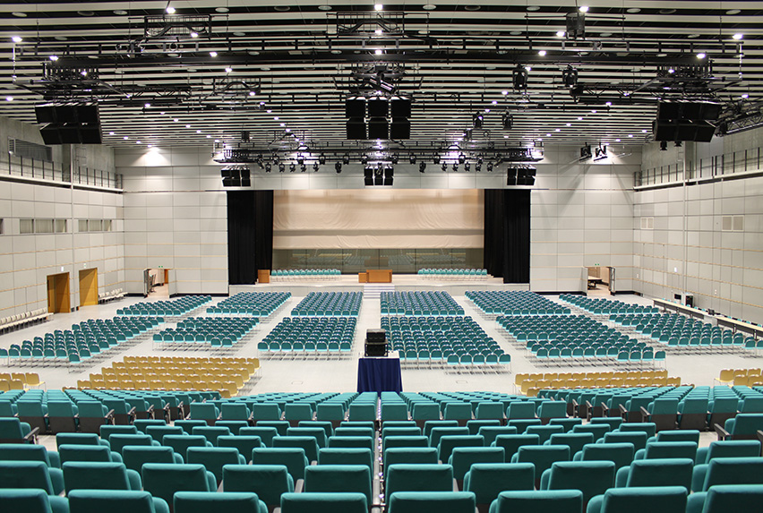 白石区の成人式を行うコンベンションセンター