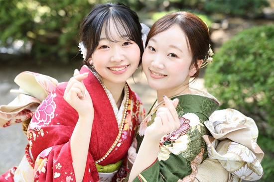 写真だけの成人式（ロケーション撮影）姉妹撮影