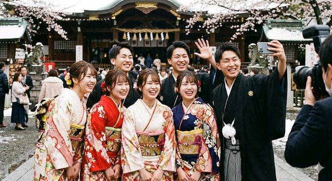 振袖
成人式
集合写真
帯広
