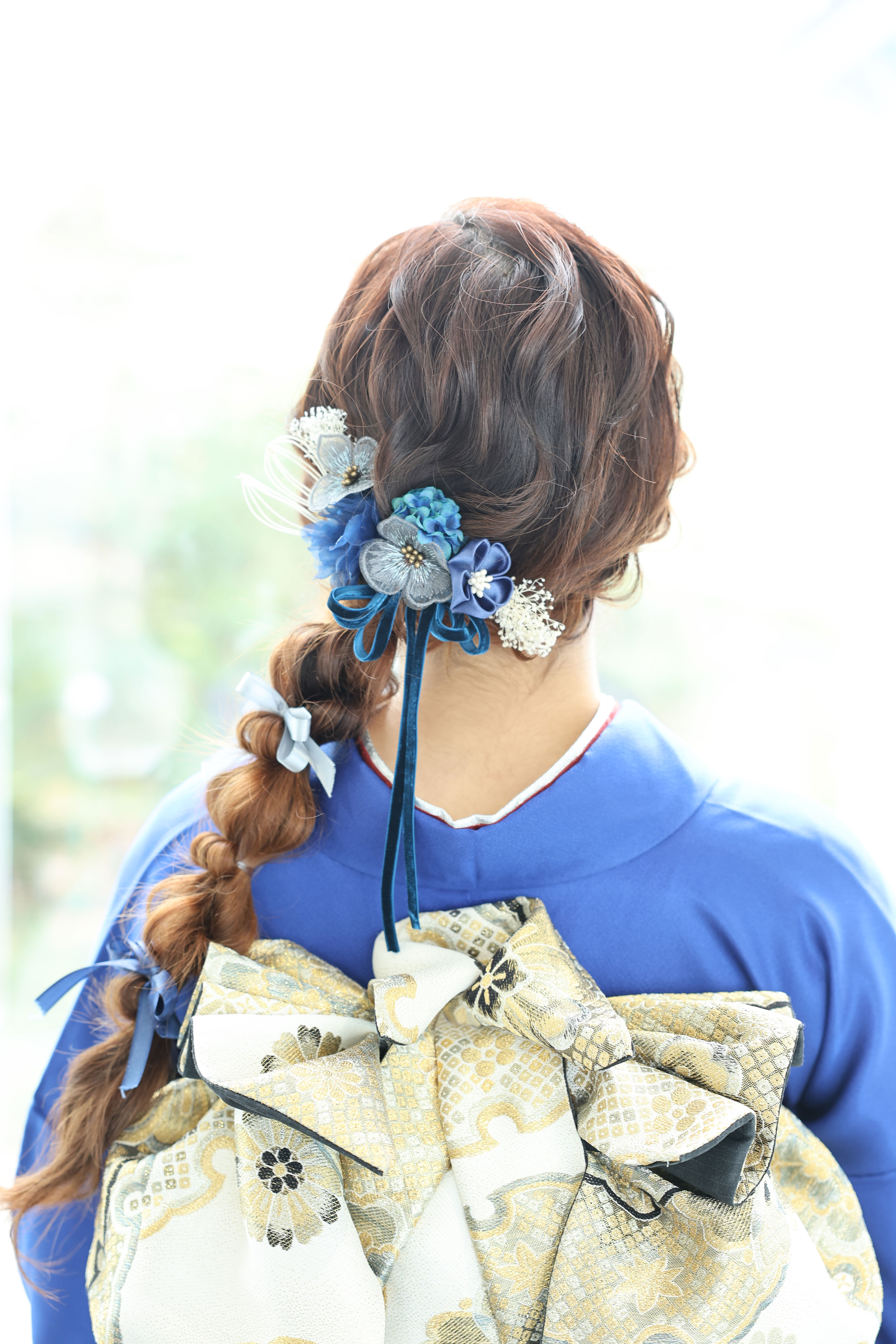 成人式成人20歳二十歳振袖ママ振姉振前撮り前撮りヘア成人式ヘア編み下ろし帯結びフォトスタジオ札幌フォトスタジオ