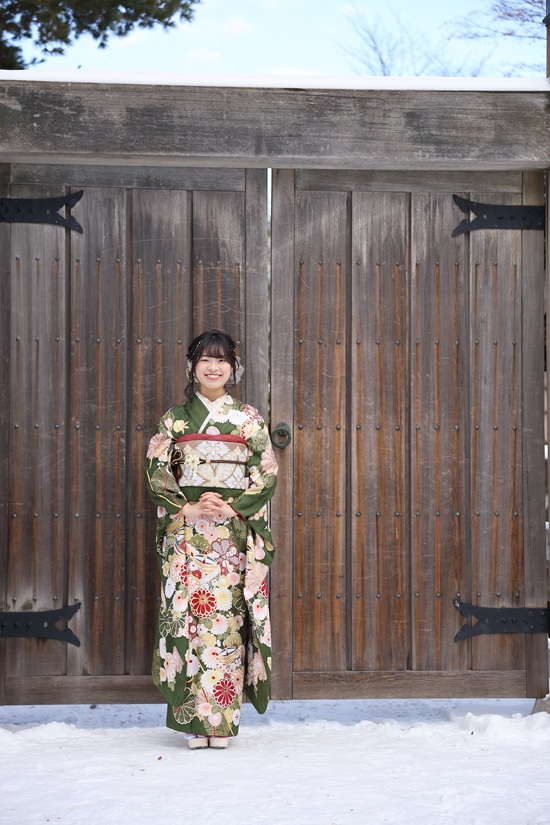 冬のロケーション撮影（写真だけの成人式）