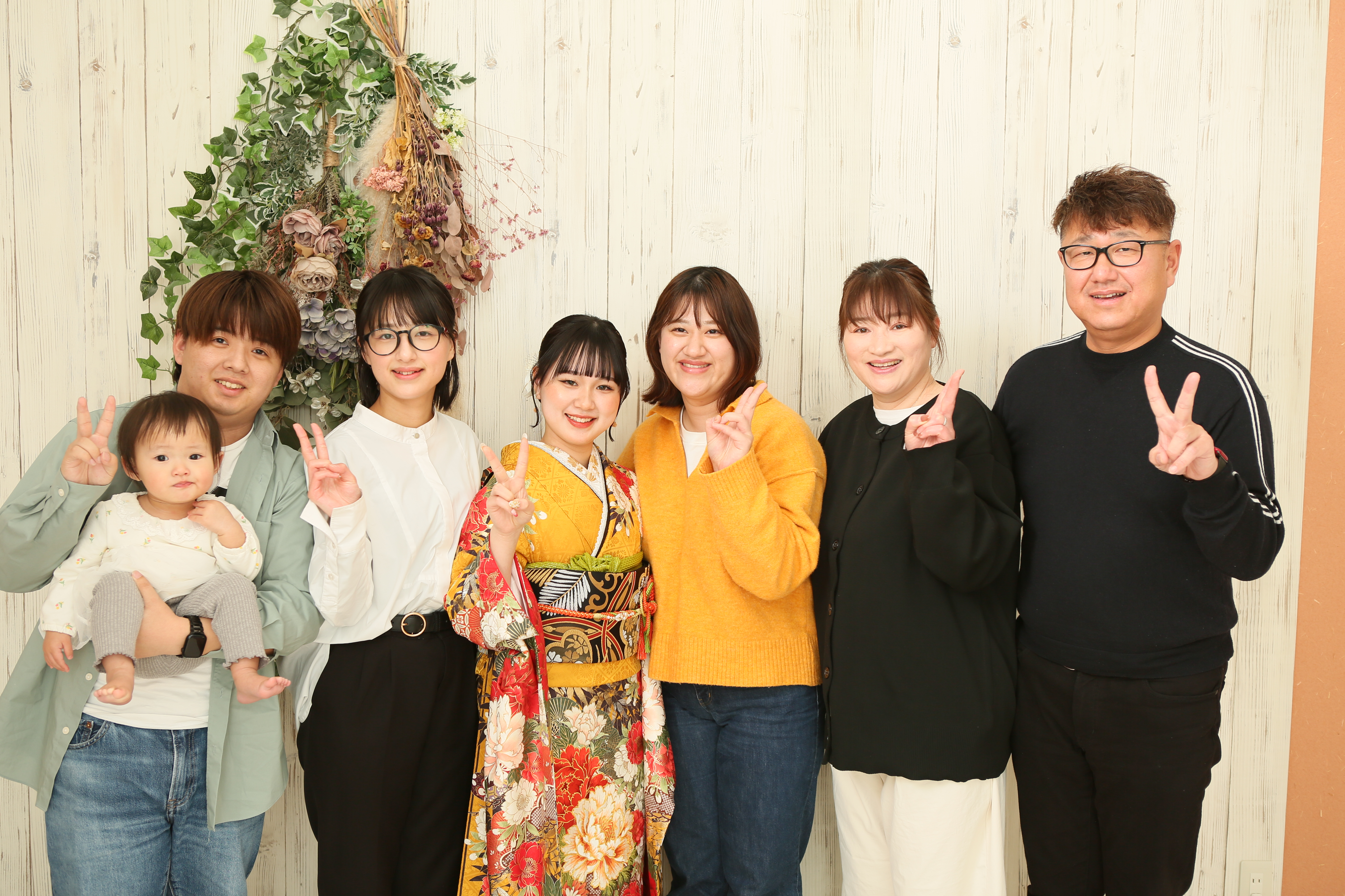 前撮り家族写真