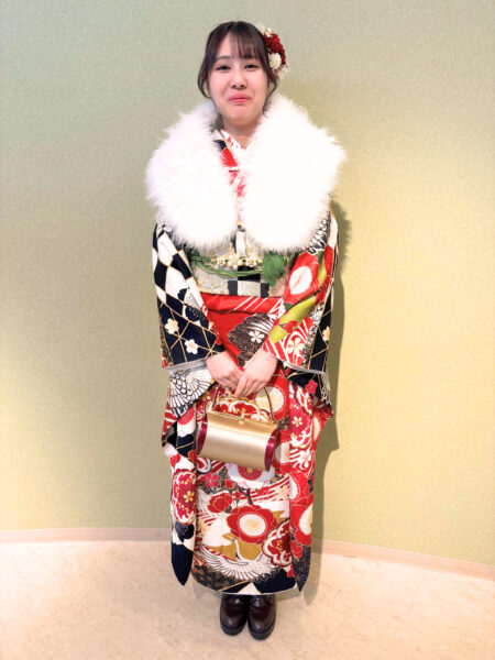 成人女性の振袖姿