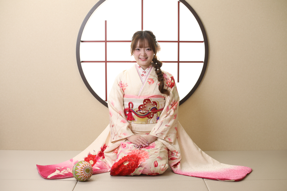 成人式振袖可愛いコーデ
