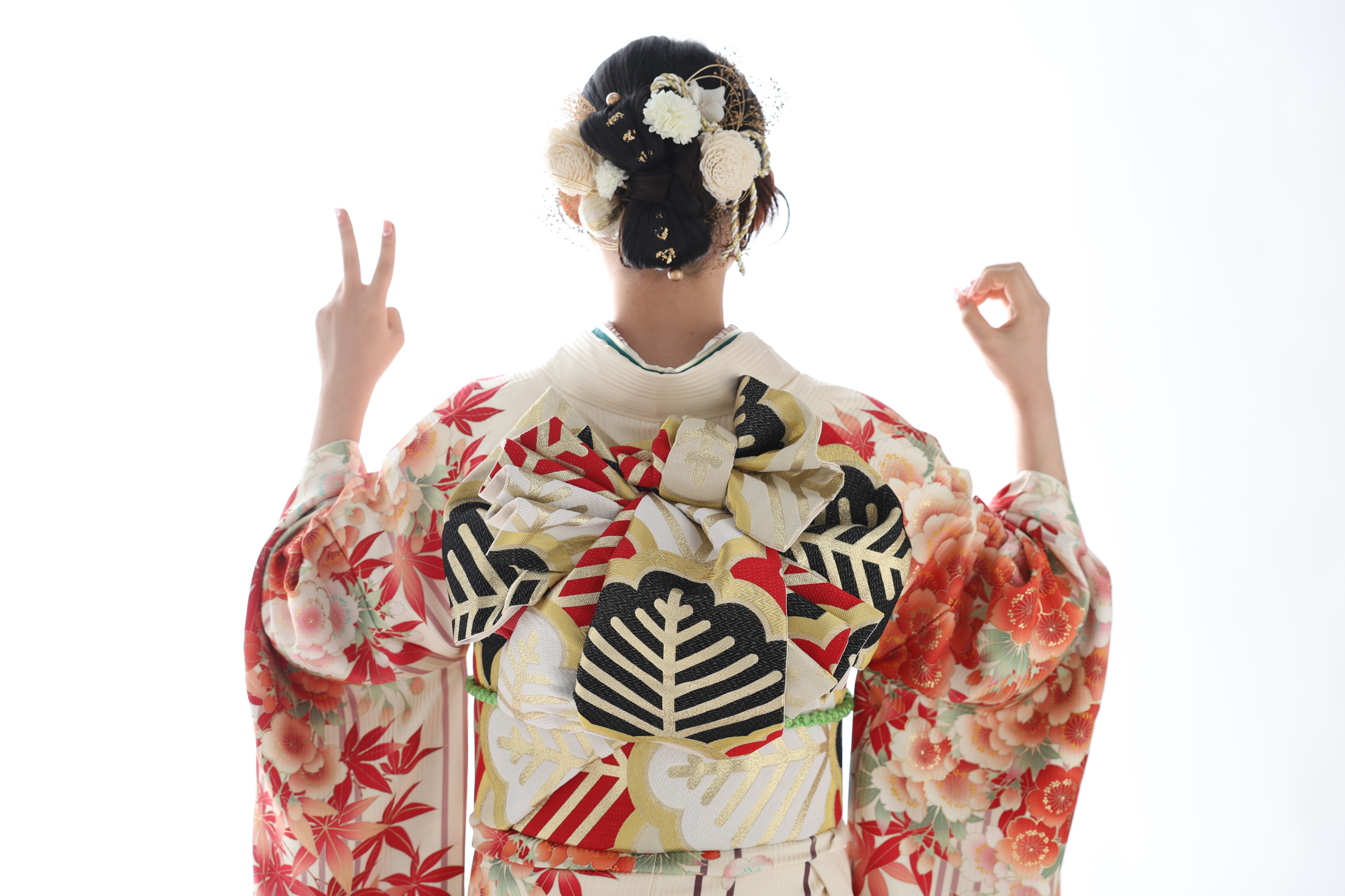 リボンタイトヘア
