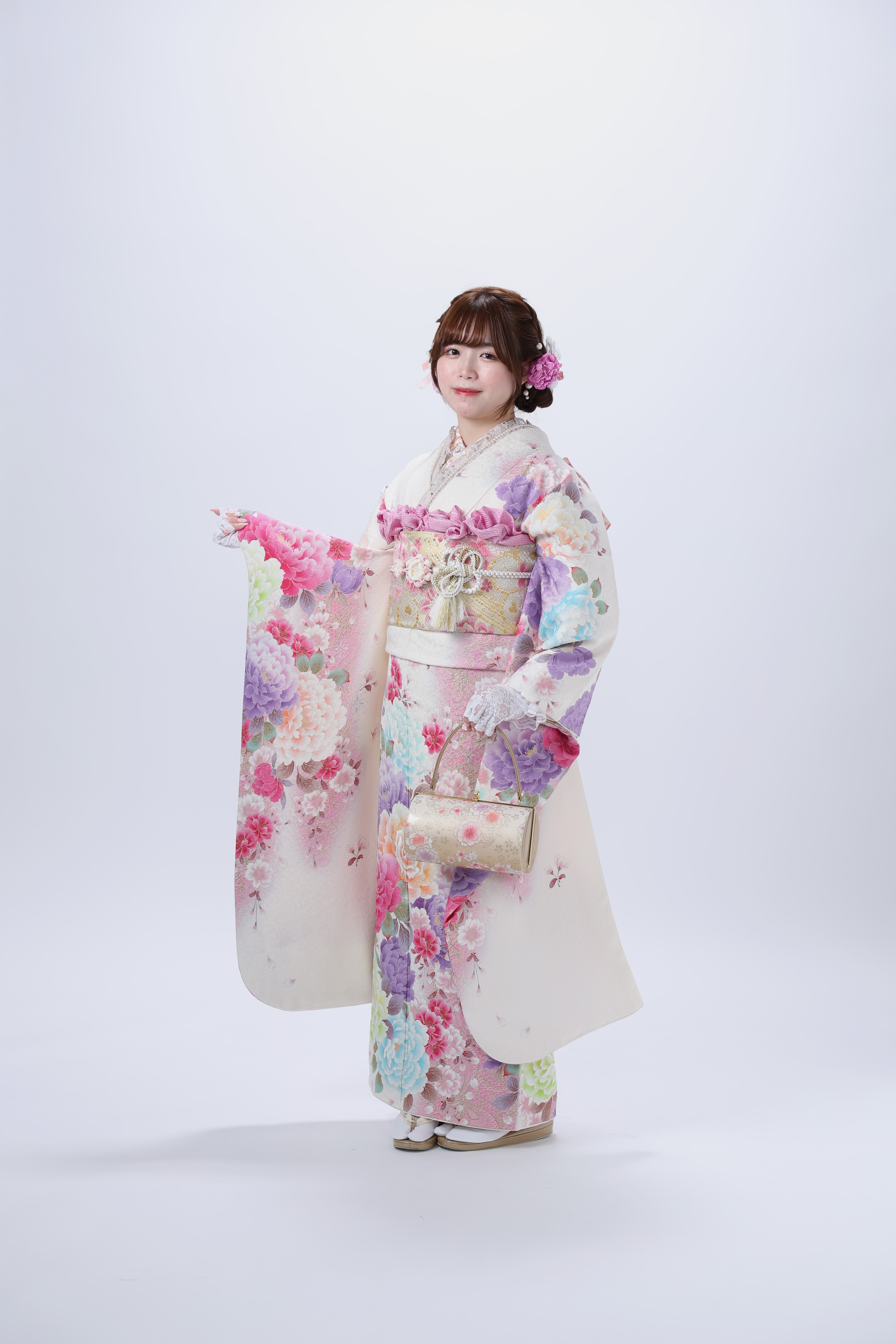 くすみカラー振袖