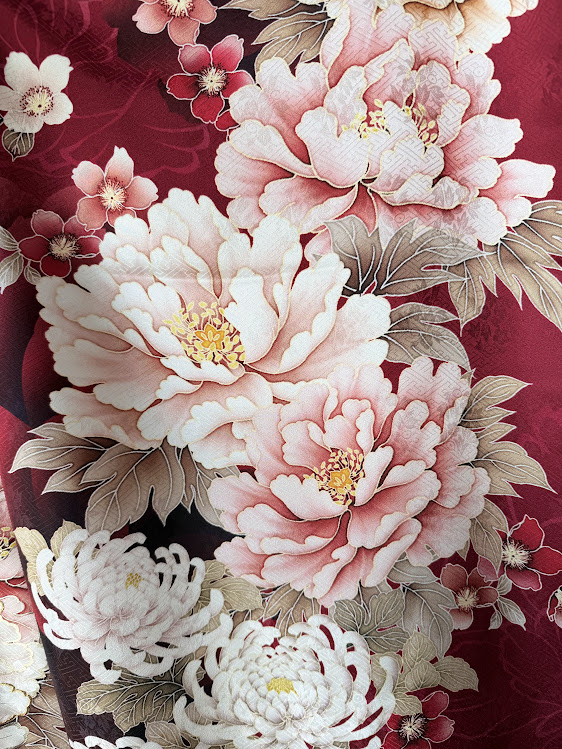 振袖大きい花柄可愛い
