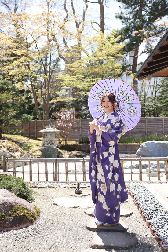 春のロケーション撮影（写真だけの成人式）