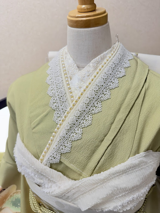 振袖小物レース可愛い
