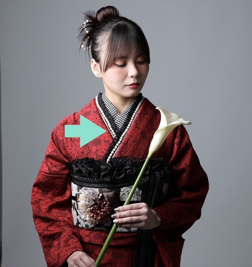 高校生モデル撮影で撮影した写真です。今月のイチオシ商品を着用して頂きました。