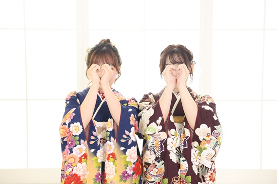 写真だけの成人式（友人撮影）