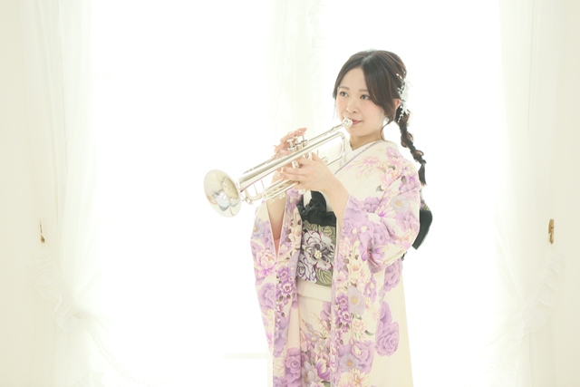 前撮り　トランペット　大切ね思い出
