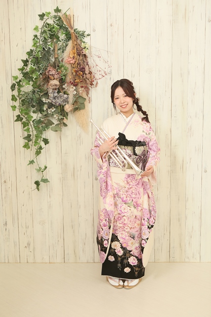 前撮り　トランペット　大切ね思い出
