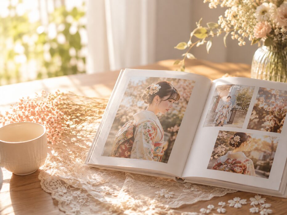 成人式の前撮り写真はアルバムで残そう