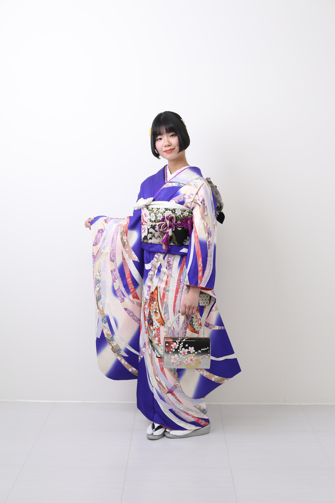 成人式の振袖お母さんの振袖ママ振り