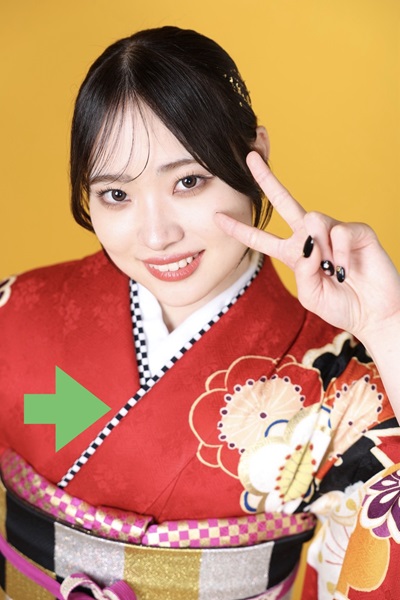 花いち都屋帯広店でモデル撮影をした画像です。