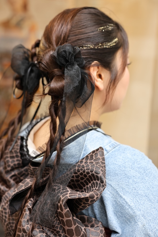 振袖タイトリボンヘア
タイトヘアアレンジ
振袖ヘア
ヘアアレンジ