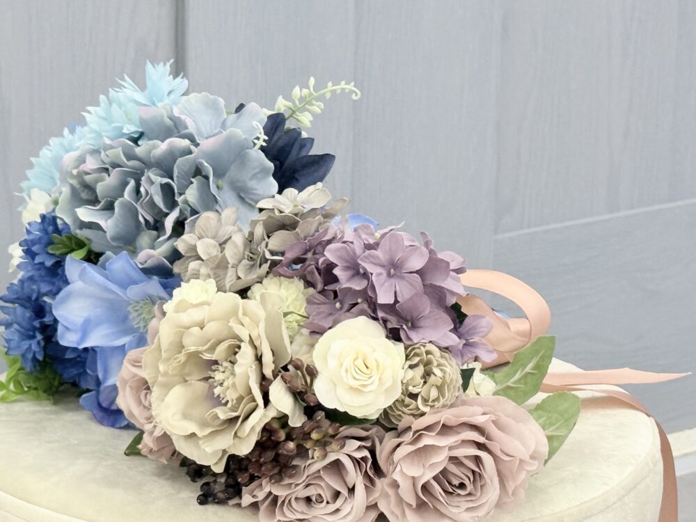 前撮り撮影で使用する花束