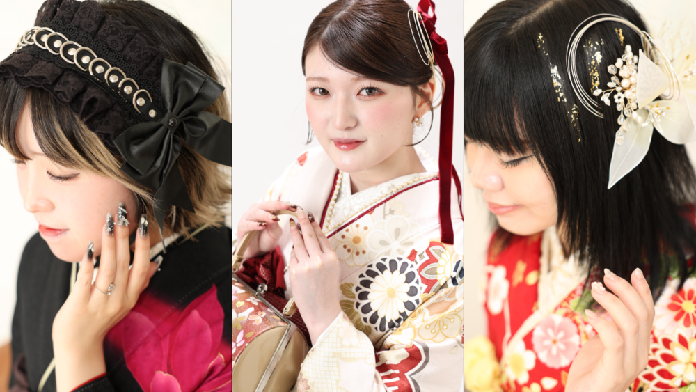 成人式 髪飾り ヘッドドレス リボン 花