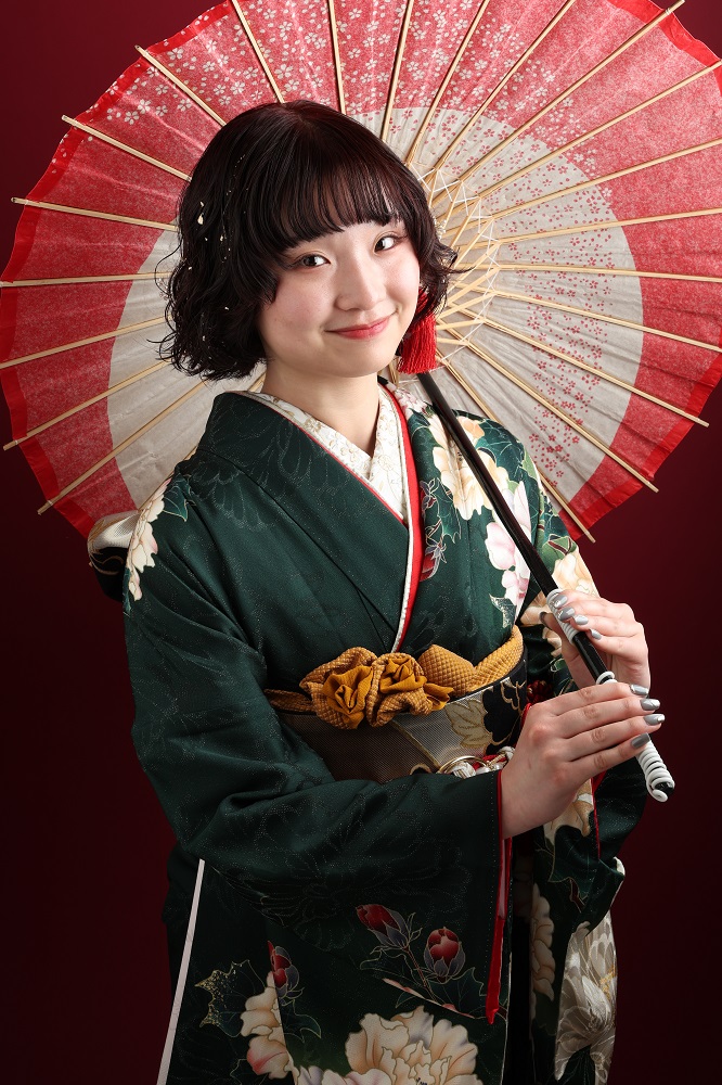 前撮り ショートヘアアレンジ