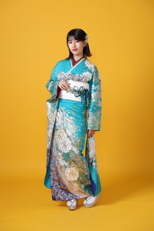 この画像は花いち都屋帯広店で行った、モデル撮影の画像です。
