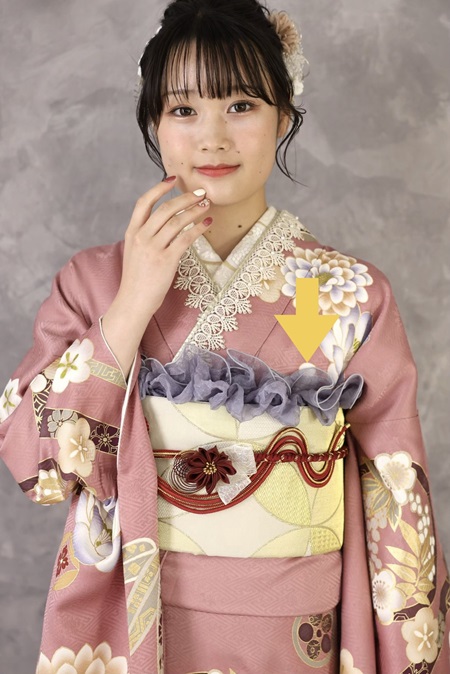 花いち都屋帯広店でモデル撮影をした際の画像です。