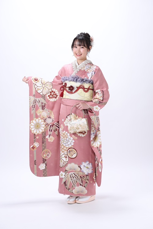 花いち都屋帯広店でモデル撮影をした際の画像です。