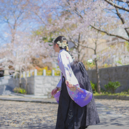 小学校の卒業袴をご自分で着付けしたいお母様へ 花いち都屋 着付教室講師 森美由紀 花いち都屋